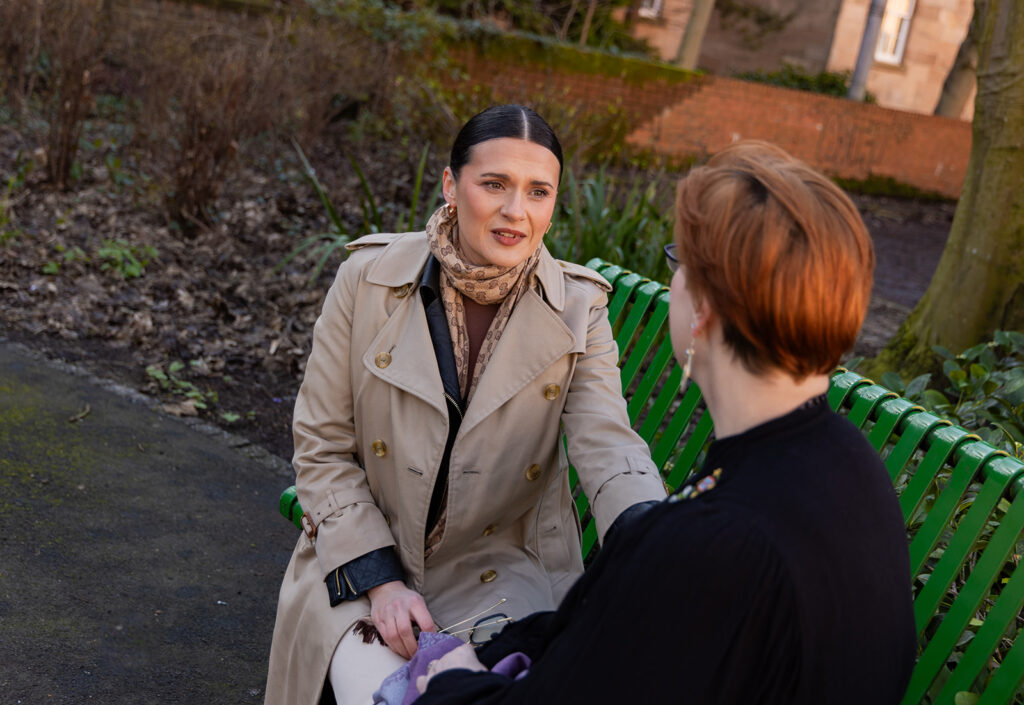 Claire Innes The Fertility Mentor Supporting A Client in a session