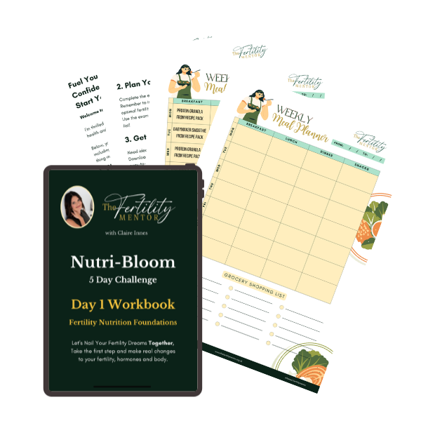 Day 1 Workbook NutriBloom Mockup